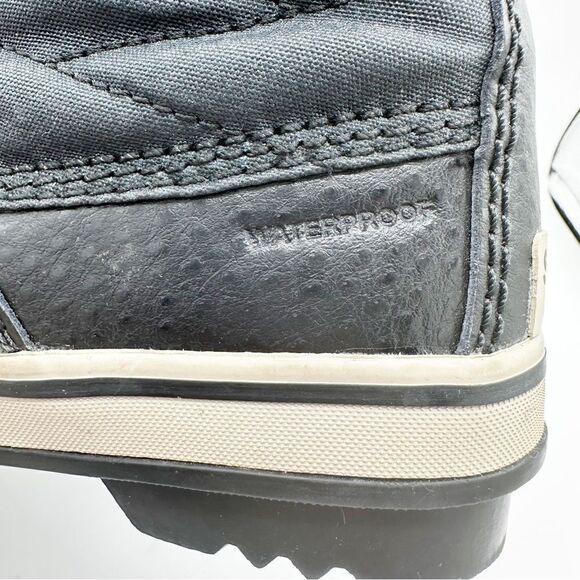 Sorel YOUTH TOFINO II BOOT faux fur top waterproof winter boots size 2 lace up - Picture 4 of 11